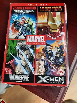 Marvel Anime - Avengers Confidential - Ironman / Wolverine / X-Men  Box Set Dvd • £9