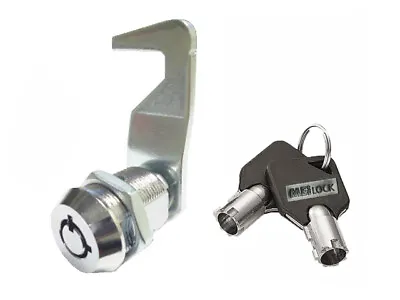 $19.99 • Buy Homak Tool Box 5/8  Cam Lock Replacement 90 Degree Hook Cam 6 KEYS Black Cover