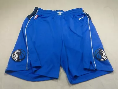 Dallas Mavericks Shorts Nike Blue Double Extra Large Basketball NBA Swoosh • $38.86