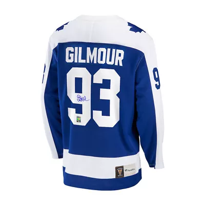 Doug Gilmour Signed Autographed Toronto Maple Leafs Vintage Jersey • $436.96