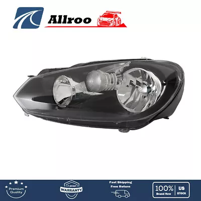 Headlight Left Driver Side For 2010-2014 VW Golf/Jetta Sportwagen Clear Halogen • $77.47