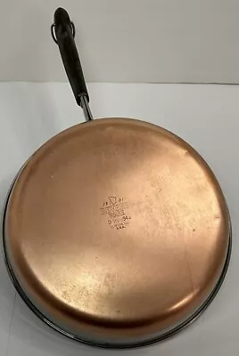 Revere Ware Pan 9 Inch Skillet Frying Pan Copper Bottom 1801 NO LID • $29.99