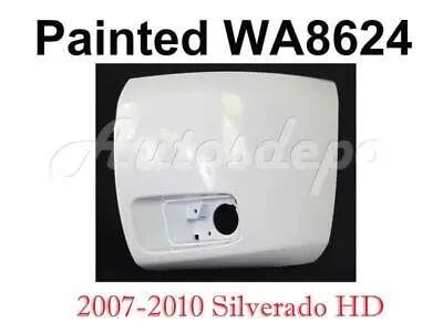 WA8624 White Front Bumper Cap Lh Fits Silverado 2500HD 2007-2010 GM1016108 • $70