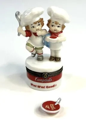 PHB Porcelain Hinged Trinket Box Campbell’s Soup Kids Midwest Cannon • $59.99