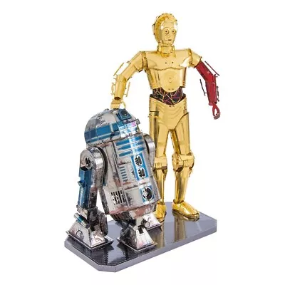 Star Wars R2-D2 And C-3PO Deluxe 3D Steel Model Kit Metal Earth New • $29.99