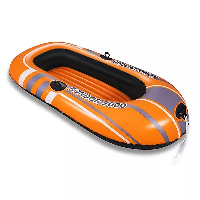 Bestway Inflatable Boat UV Resistant Leak Proof Beach Pool Fun 196cm X 115cm • $13.95