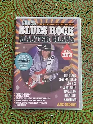 $15 • Buy Guitar DVD Blues Rock Master Class Stevie Ray Vaughn Eric Clapton Jeff Beck