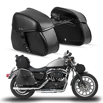 Saddle Bags Saddlebags For Suzuki Intruder Volusia 800 VL800 1500 VL1500 VS800GL • $65.99