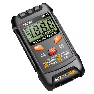 M113 Digital Multimeter Voltage Resistance Meter NCV 1999 Counts Auto Range • $13.29