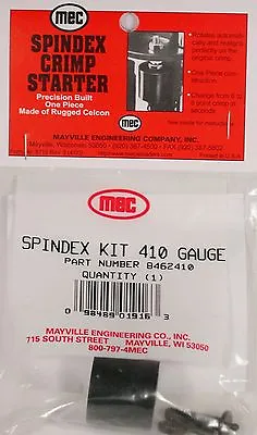 Mec Reloader Crimp Starter Spindex Kit (410 Ga 6 Point NIB) • $17.49