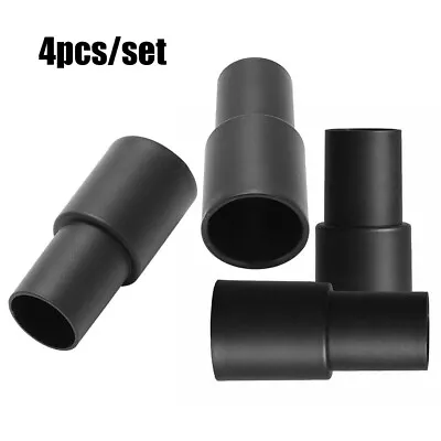 Black 32mm To 35mm Universal Vacuum Cleaner Hose Adapter Converter Pack Of 4 • $14.38