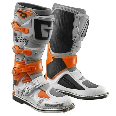 Gaerne SG-12 Boots - Orange/Grey/White - US Size 09 2174-083-09 • $509.75