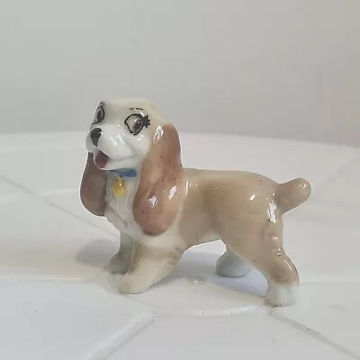 Vintage Wade Disney Whimsie Lady And The Tramp 1960s 3.5cm VGC  • £4.99