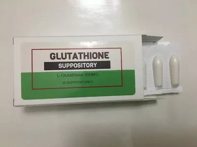 L-Glutathione 500MG Suppositories – 15 Count • $19.99