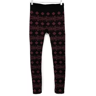 Aventura Clothing Fairisle Footless Tght Stretch Legging Printed Size Large/XL • £6.75