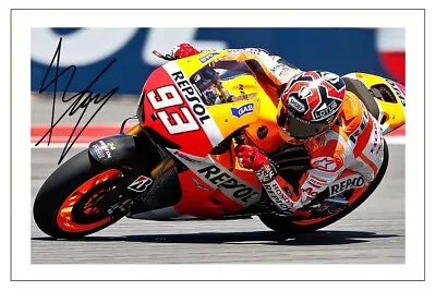 Marc Marquez Signed Autograph Photo Print Moto Gp • £3.79