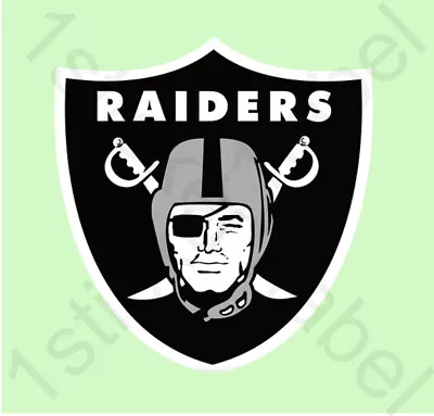 Raiders Football  Raiders Sport Window Stickers Oakland Raiders Laptop  Sticker • $4.99