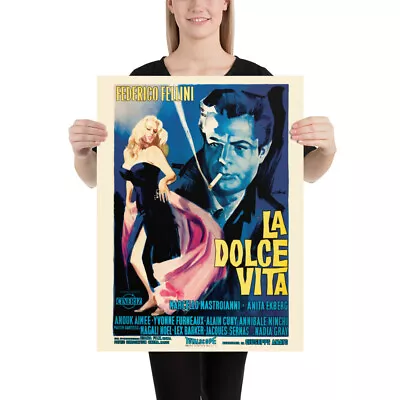 LA DOLCE VITA - 18  X 24  FILM ART PRINT 1960 Federico Fellini High Decor  • $40