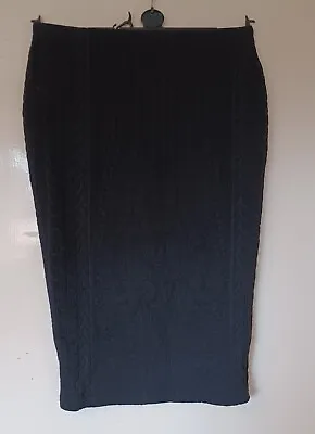 Asos Maternity Ladies Stretchy Black Pencil Skirt UK 12 • £5.99