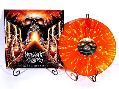 MALEVOLENT CREATION Dead Man's Path LP Splatter Vinyl And Die Cast Pin • $57