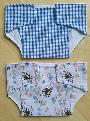 £3.99 • Buy Set Of 2 Fabric Nappies 14 - 16 Inch Dolls My First Baby Annabell/Reborn (21)