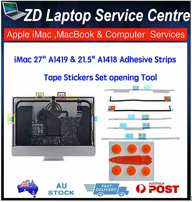 $14.95 • Buy Apple IMac 27  A1419 LCD Screen Adhesive Strips Tape Stickers Set Opening Tool 2
