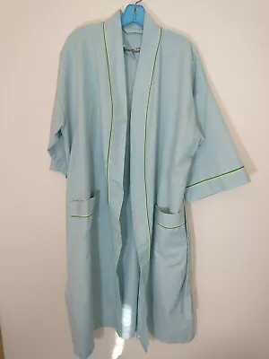 The DENVER Store For Men Robe VTG 70s Cotton Full Length Long One Size Fits All • $16.40