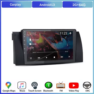 Carplay Android 13 For BMW E38 E39 E53 X5 Car Stereo GPS Navi WiFi Radio 2+64G • $129.33
