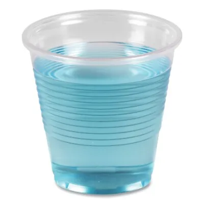 Boardwalk TRANSCUP5CT 5 Oz. Plastic Cold Cups - Translucent (2500/CT) New • $58.20