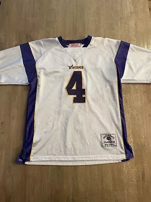 Throwbacks Classic Minnesota Vikings Jersey Brett Favre Kids Youth Size 2XL #4 • $27.94