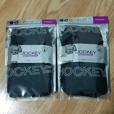 LOT OF 2 3-PACK Jockey Active Microfiber Midway Boxer Brief Mens Small Underwear • $24.95
