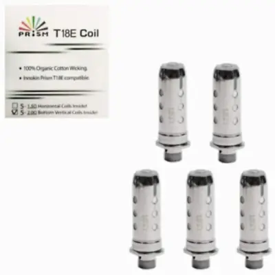 Innokin - T18E 2.0ohms Coils - No Nicotine - T18e Kit Coil • £4