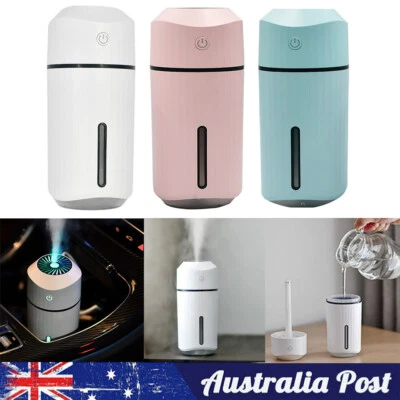 LED Humidifier USB Rechargeable Air Aroma Diffuser Essential Oil Mist Sprayer • $31.68