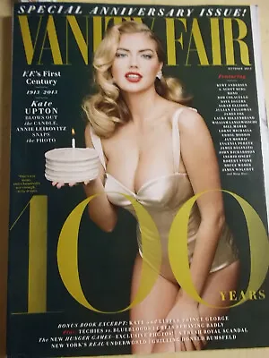 October 2013 Vanity Fair Kate Upton Special Anniversary Issue Jennifer Lawrence • $14.99
