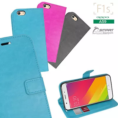 Wallet Flip Card Slot Stand Case Cover For Oppo F1s A59 • $7.99