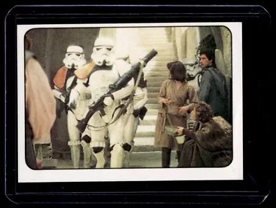 1977 Star Wars Panini Mini Sticker SANDTROOPERS ON THE STREETS OF MOS EISLEY #82 • $59.99