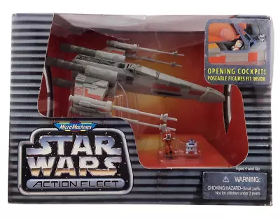 Star Wars Micro Machines Action Fleet LUKE'S RED X-WING FIGHTER Galoob Figures • $34.95