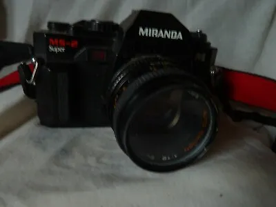 MIRANDA MS-2 SUPER 35mm SLR FILM CAMERA  With Autochinon 1.1.9 Lens+filter • £25
