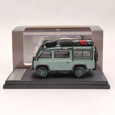 Master 1:64 Land Rover Defender Van Camp Diecast Toys Car Models Hobby Gift Cyan • £33.60