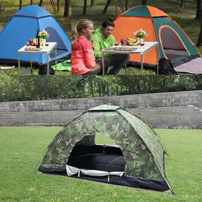 $18.99 • Buy Camping Tent Automatic 3-4 Man Person Instant Tent Pop Up Ultralight Dome Tents.
