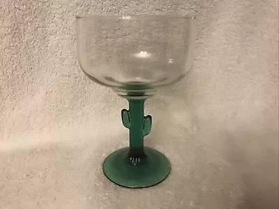 One Large Libbey Cactus Margarita Goblet In Excellent Condition • $3.99