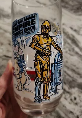 Star Wars R2-D2 & C-3PO Glass Vintage 1980 Empire Strikes Back Burger King MINT! • $14.99