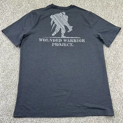 Under Armour Wounded Warrior Project T Shirt Size Medium Mens Short Sleeve Gray • $24.99
