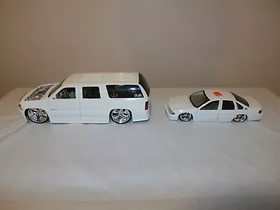 Jada Toys Dub City Lot Of 2 1996 Chevy Impala SS And Chevy 1500 2003 Suburban • $75