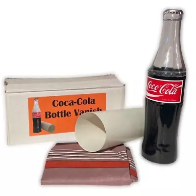 COCA-COLA BOTTLE VANISH Magic Trick Stage Prop Plastic Tube Handkerchief Coke • $29.89