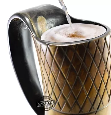 Medieval Viking Tankard Drinking Horn Beer Mug OX Game Of Throne Party Home Gift • $33