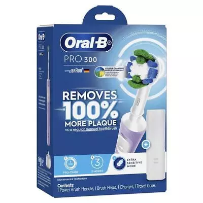 Oral B Power Toothbrush Pro 300 Lavender • $44.99