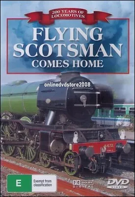 FLYING SCOTSMAN COMES HOME - Steam TRAINS Locomotives - Railway HISTORY DVD NEW • $5.47