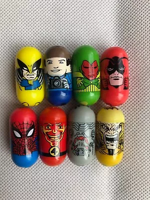 Mighty Beanz Marvel Spider-Man Wolverine And More Lot Of (8) • $15.99