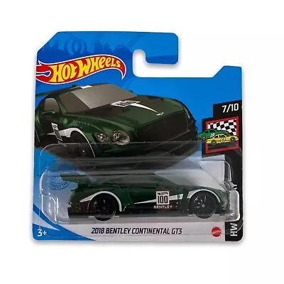 2021 Hot Wheels F Case ‘18 Bentley Continental Gt3 Hw Race Day 7/10 #133 Green • $8.25